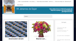 Desktop Screenshot of johannesdedoper.net